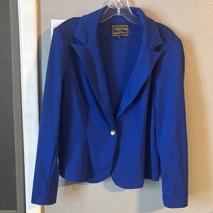 C’esttoi Women's Royal Blue Blazer
